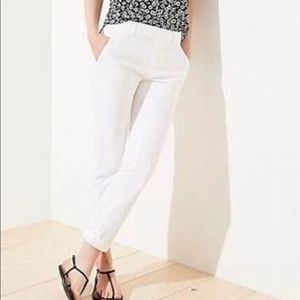 Loft Girlfriend Cuffed Chino